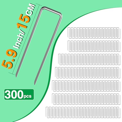 200FT Landscape Edging Kit with 300 Stainless Steel Stakes