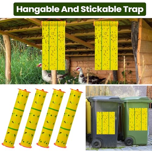 5 Pcs Giant Flypaper Fly Traps