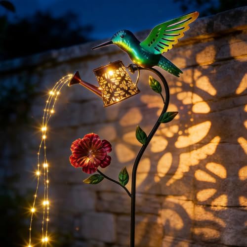 Hummingbird Solar Lights Outdoor Waterproof (Hummingbird Water Can)