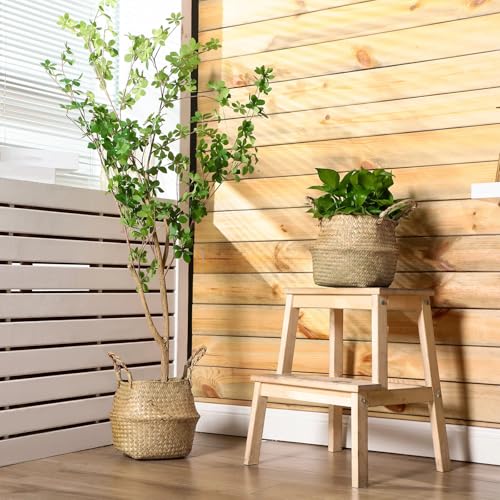 4 Pcs Woven Seagrass Baskets Belly Basket (4 Count)
