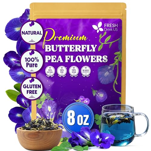Premium 8 oz Butterfly Pea Flowers (8oz)