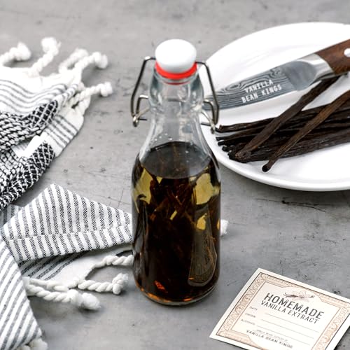 Organic Madagascar Vanilla Beans Whole Grade B Vanilla Pods for Homemade Vanilla Extract and Baking (1 Ounce (Pack of 1))