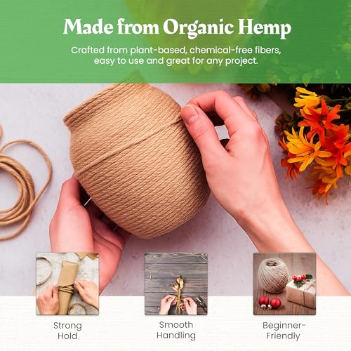 Yellow Hemp Twine
