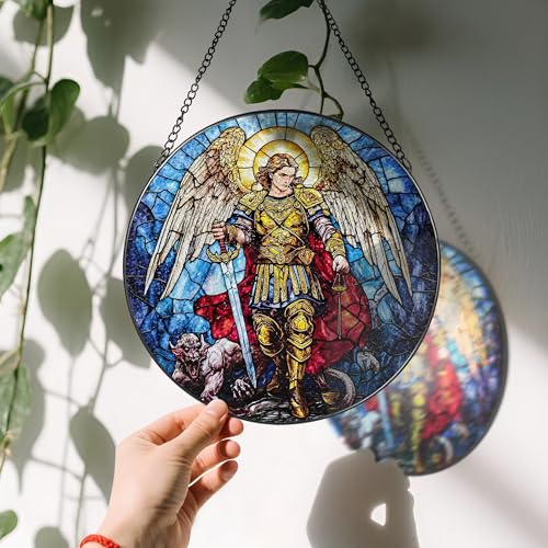 Stained Glass Suncatcher (Archangel-a)