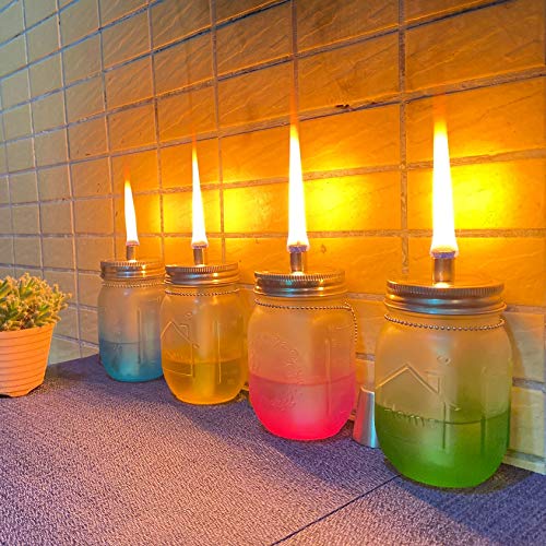 Mason Jar Tabletop Torch Kits (4 Count)