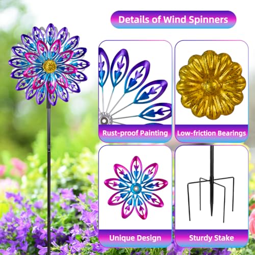360° Metal Wind Spinner Outdoor