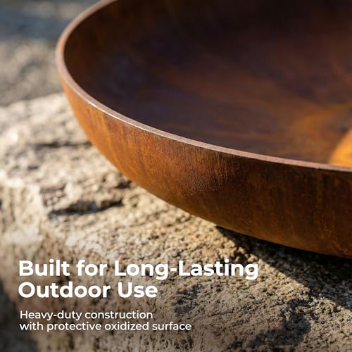 Fire Pit for Outside Wood Burning (27.5" Dia.)