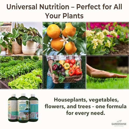 Organic Liquid Plant Food for Indoor Houseplants (16 Fl Oz)