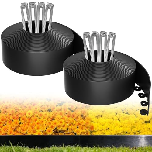 Garden Edging Border (black / 4 Inch x 200FT)