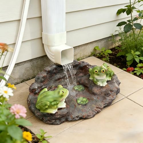 3 Frog Downspout Splash Block (Frog-soil-big)