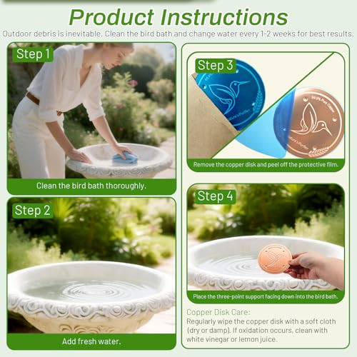 Bird Bath Copper Disk (1Pcs)