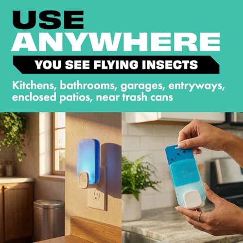 Flying Insect Indoor Trap (2 Devices + 2 Cartridges)