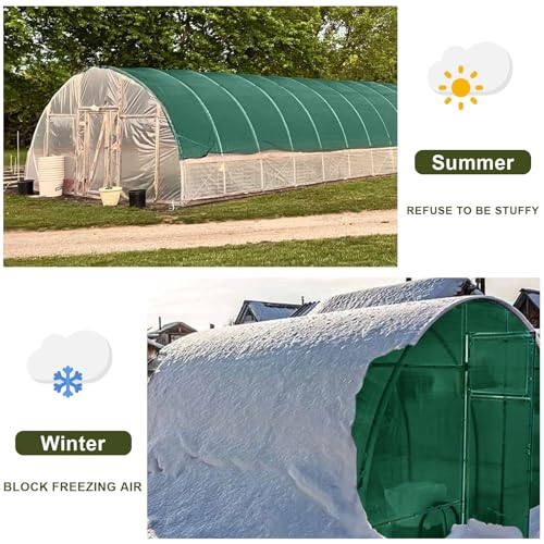 Shade Cloth for Garden (12FTx20FT / 55% Shade-Dark Green)