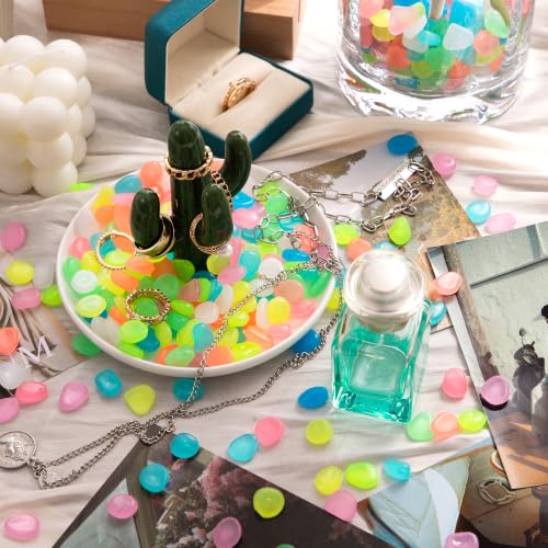 1000 PCS Mini Glow in The Dark Rocks Mixed Color Luminous Stones 1cm Small (Mixed/1000 pcs / 0.8-1.3[Mini])