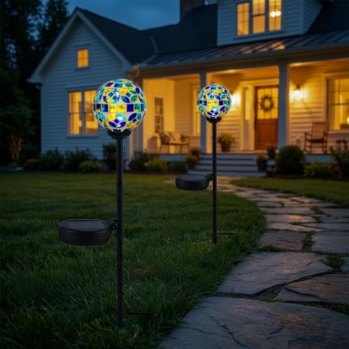 Decorative Solar Garden Lights (Green&Blue)