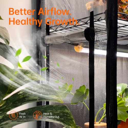 4 Tier Indoor Greenhouse with Grow Light