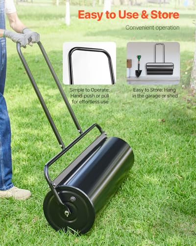 Lawn Roller 61L Sand or Water Filled Yard Roller