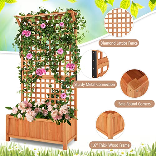 Planter with Trellis Set of 2 (2 Count)
