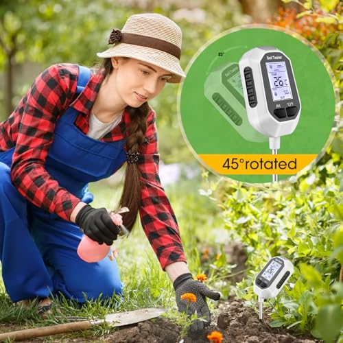 4-in-1 Soil Moisture Meter Digital Plant for Outdoor Plants