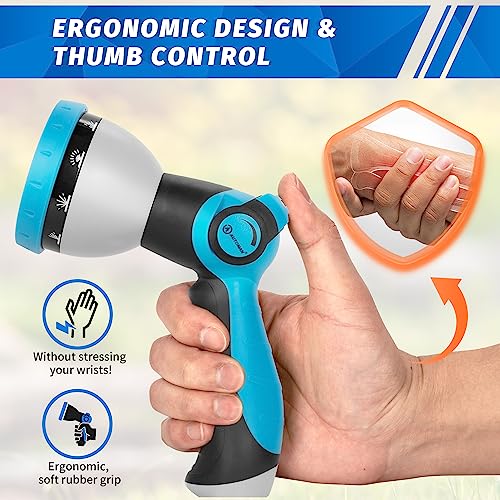 Garden Hose Nozzle Sprayer (Blue)