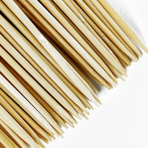 100PCS 18" Bamboo Plant Stakes with 100PCS 4" Green Garden Ties (100 Count)