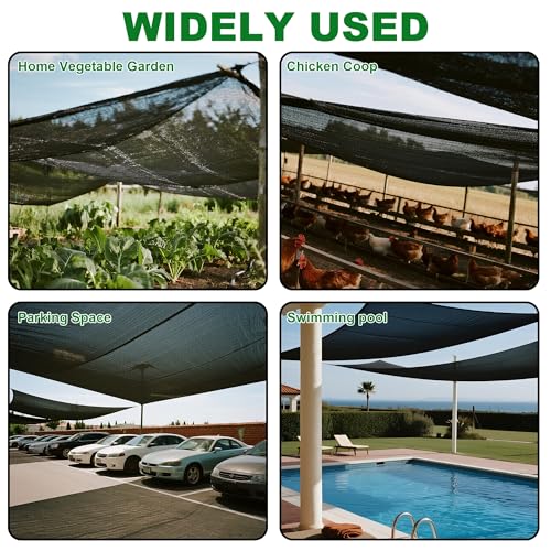 120x6 FT Outdoor Shade Cloth for Garden & Plants (70%-6 FT x 120 FT)
