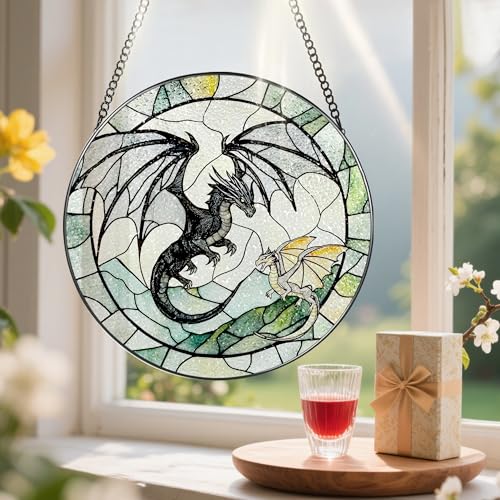 Stained Glass Window Hanging (Dragon)