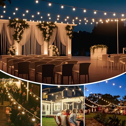 120FT Solar String Lights Outdoor Waterproof with Remote (120FT)