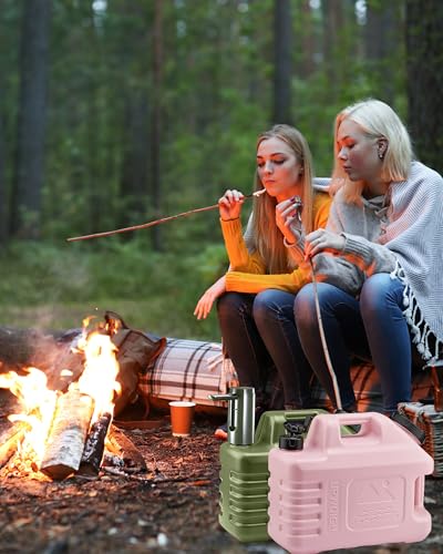 5 Gallon Camping Water Jug with Spigot (Blush Pink)