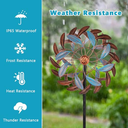 360° Wind Spinners Outdoor (13-Brown)