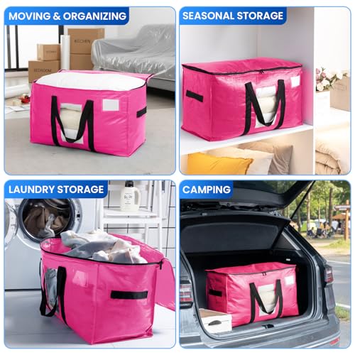 2 Pack Pink Extra Large Moving Bags (2 Count)
