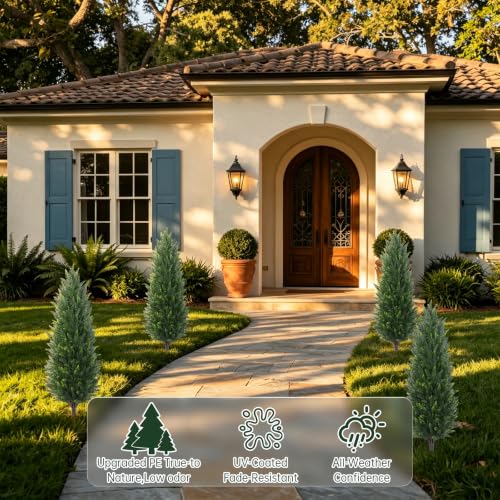 4FT Artificial Cedar Topiary (Cedar Green / 4 FT)