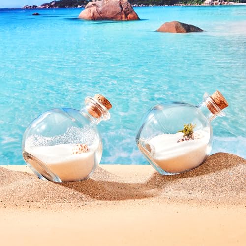 1 Pcs 8.5 oz Glass Potion Bottles with Cork (Classic)