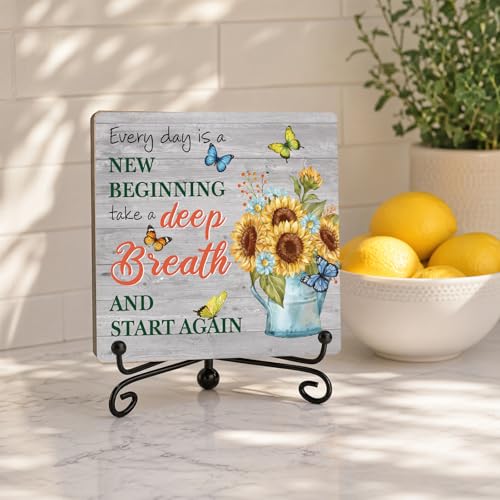 Spring Decorations for Rustic Farmhouse Decor (Retro Sunflower 3)