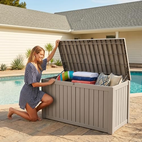 Outdoor Storage Box (Grey / 180 Gallon 3.0)