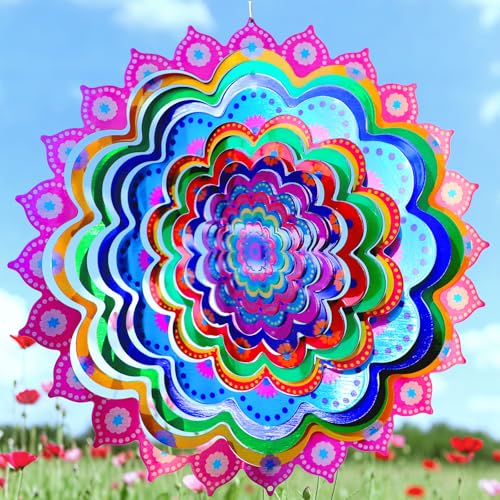 Mandala Hibiscus Wind Spinner (Mandala Hibiscus)