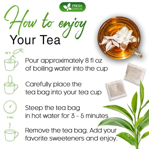 Premium 135 Jasmine Green Tea Bags (135 Tea Bags)