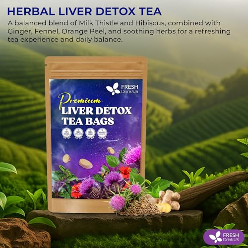 Premium Liver Detox Tea Bags (60 Bags)