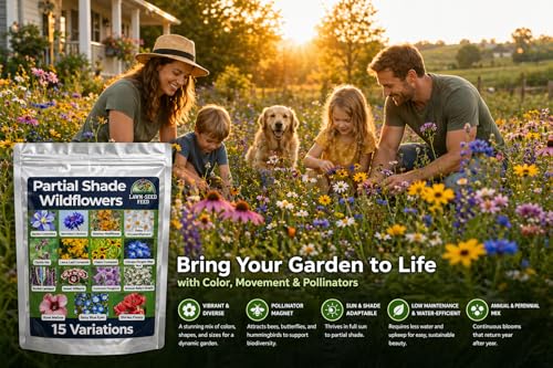 Partial Shade Wildflower Mix Seed (Potted Plant)
