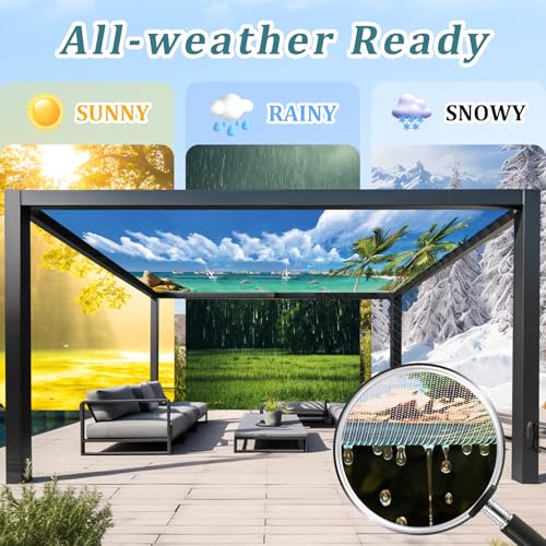 Custom Design Patio & Gazebo Backdrop Screen (Customized Size / Customized Design)