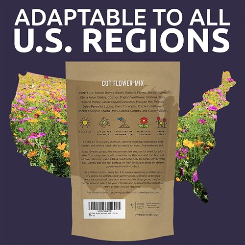 Cut Flower Garden Seeds (1/4 Pound Bag)