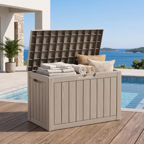 Outdoor Storage Box (Grey / 50 Gallon 3.1 M)