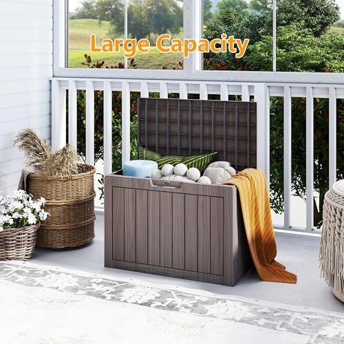 Outdoor Storage Box (Grey / 50 Gallon)