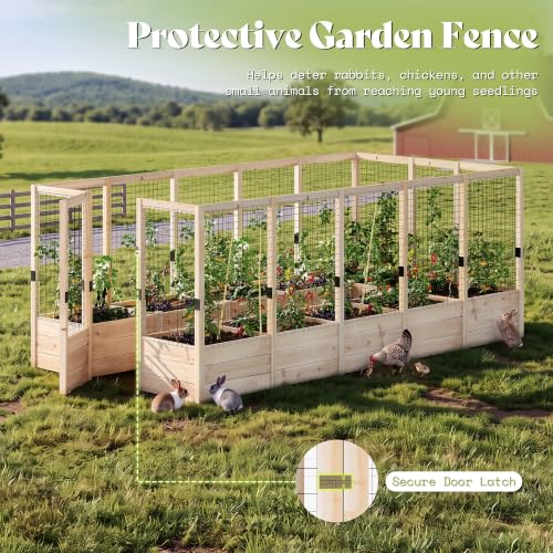 U Shape Raised Garden Bed (7.5x15x6 FT)