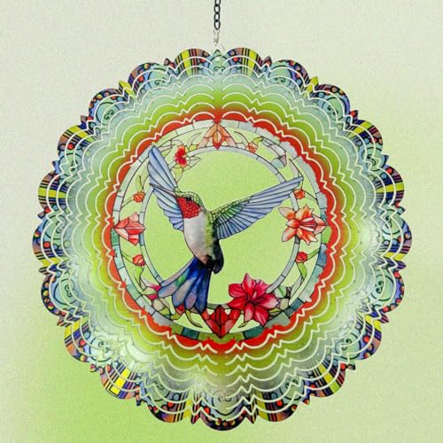 Wind Spinners Outdoor Hummingbird