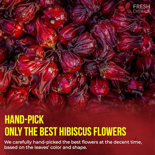 Premium 115 Hibiscus Flowers Tea Bags (120 Tea Bags)