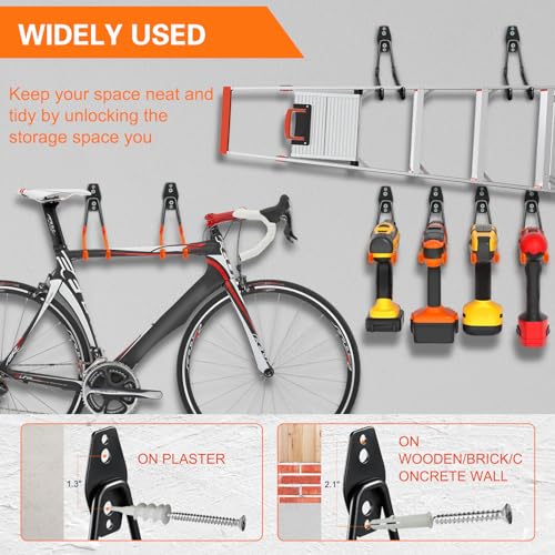 12 Pack Garage Hooks Heavy Duty