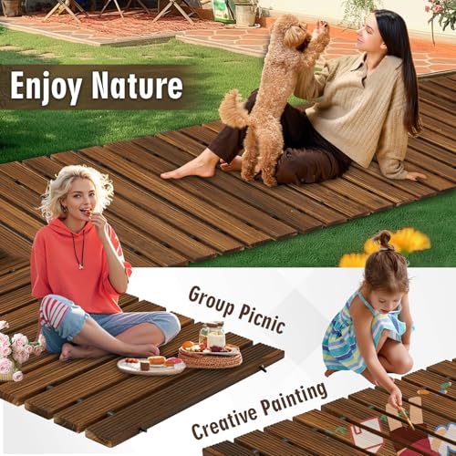 12FT Wooden Garden Pathway