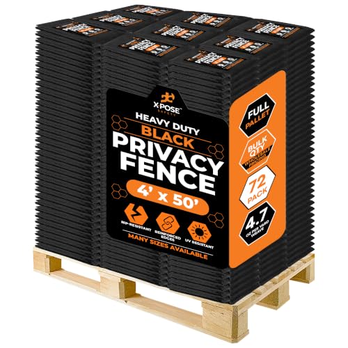 Privacy Fence Screen 5’ x 50’ (Black / 5' X 50')