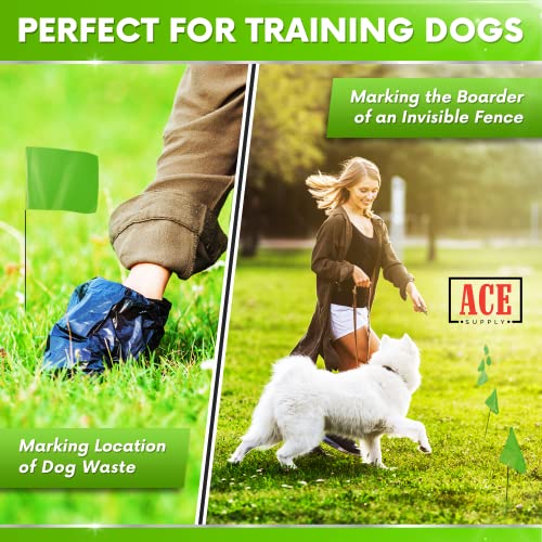 Green Marking Flags 1000 Pack (1000 Pack / Green)